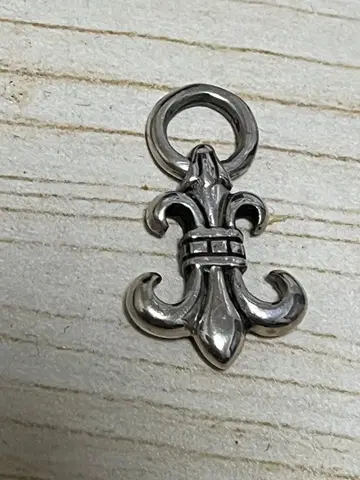 실버 925 플뢰르 드 리스 백합 문장 펜던트