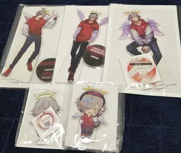 Crazy Raccoon 달마 이즈 갓 아크릴 스탠드 세트 GIGO