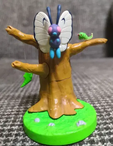 캐터피 & 트랜슬 & 버터플라이 전국판 입체 포켓몬 도감 제2집