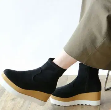 [ 미사용 새상품 ] Fin 스트레치 부츠 블랙 [ L 24.5cm ]