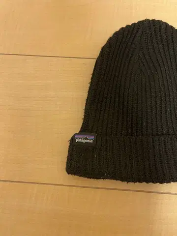 patagonia 블랙 니트 모자