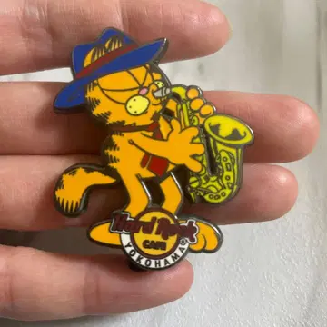 가필드 색스핀 배지 하드 록 카페 요코하마