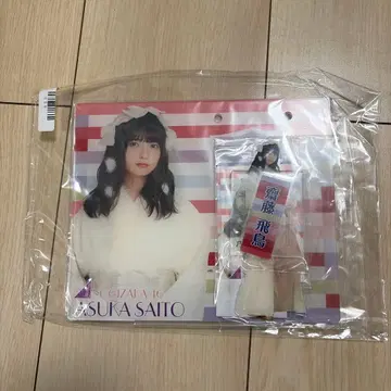 사이토 아스카 2018년 탁상 달력 아크릴 스탠드