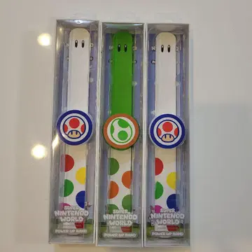 파워업 밴드 3개 세트 USJ 키노피오 2개 요시 1개