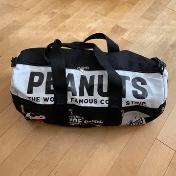 PEANUTS 보스턴 백 SNOOPY 스누피 블랙