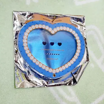 후쿠야 펄 하트 아크릴 프레임 블루