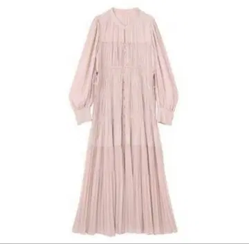 COCODEAL 개더 드로스트 티어드 원피스