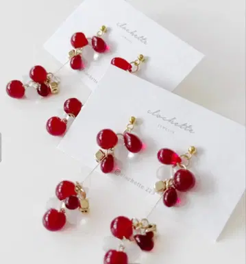 [ 한정판 ] clochette 크로셰 드롭 플로우 / 루즈 귀걸이