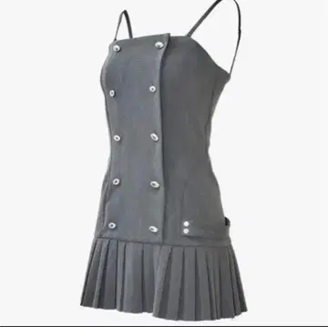 theredthread S 오벌 플리츠 드레스