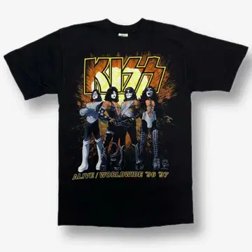 KISS 90s 투어 T셔츠 키스 키스