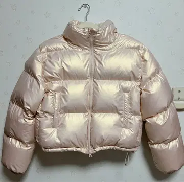 MUSINSA ORO 핑크 다운 자켓 S