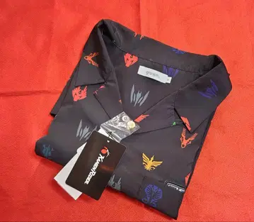 [ 새상품 ] 가면라이더 류우키 빅 실루엣 오픈 카라 셔츠