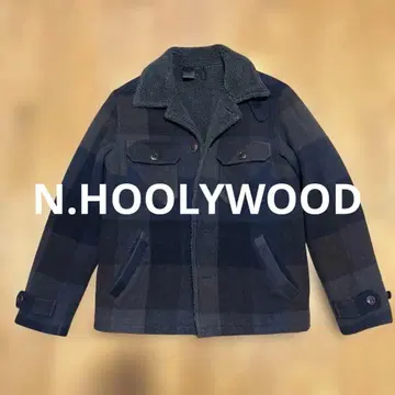 엔할리우드 보아 체크 아우터