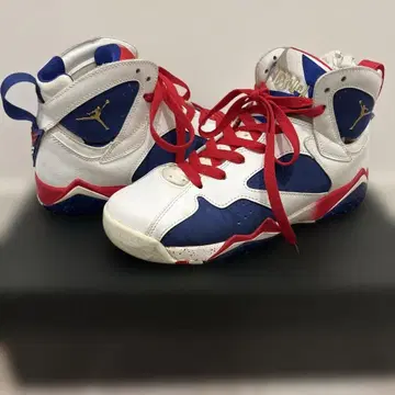 Jordan 7 화이트/레드/블루