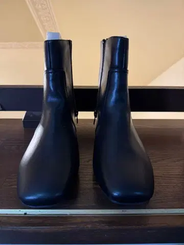 미사용 Oriental traffic 블랙 숏부츠 사이즈 LL