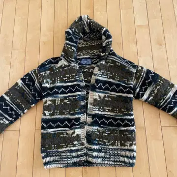 ARTESANA 후드 부착 니트 스웨터