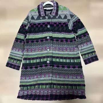 사토 섬유 M.&KYOKO 니트 코트