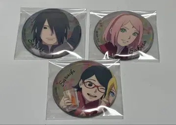 NARUTO 우치하 일가 캔뱃지 세트