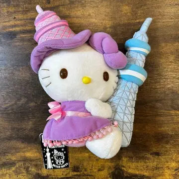 새상품 택 포함 헬로키티 x 도쿄 스카이트리 봉제 인형 헤이세이 레트로