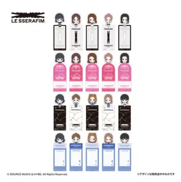 LE SSERAFIM 르세라핌 트레이딩 카드 북마크 레어 풀컴프 세트