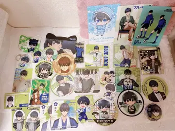 주말 가격 인하 블루 록 이사기 요이치 묶음 판매 코스터 엽서 33점