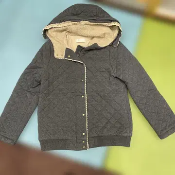 프랑슈리페 그레이 퀼팅 자켓