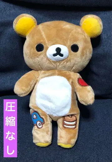 리락쿠마 모아모아 봉제 인형 아플리케