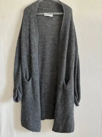 르쉘블루 니트 코디 가디건 코트