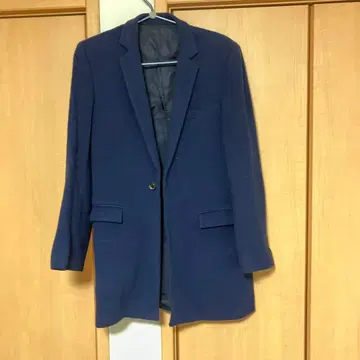 STUDIOUS 네이비 체스터 코트