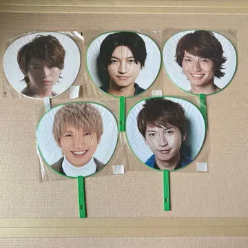 칸쟈니에이또 오쿠라 타다요시 점보 부채 세트