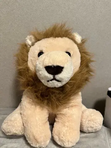 [택 포함] 중형 사자 봉제 인형