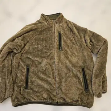 플리스 자켓 올리브 그린 리버서블