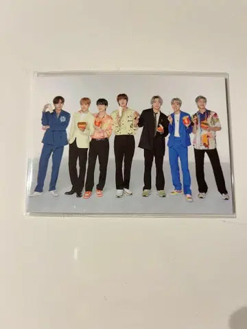 BTS 맥도날드 콜라보 포토 카드