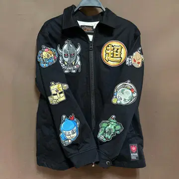 근육맨 자수 밀리터리 의류 자켓 M