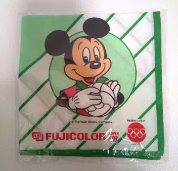 손수건 미키마우스 FUJICOLOR