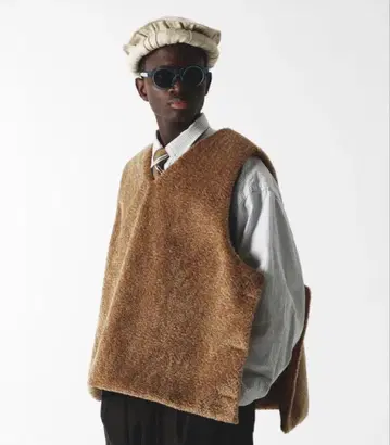 Sillage Quilt Apron Vest 보아 퀼팅 리버서블