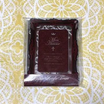 고딕 아크릴 프레임 브로마이드 사이즈 레드