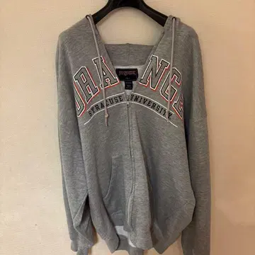 그레이 잔스포츠 집업 후드티