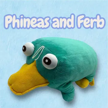 디즈니 카모노하시 페리 봉제 인형 피니와 퍼브 페리