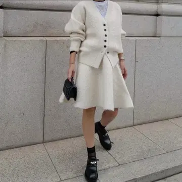 MACHATT 마차트 부클 니트 가디건