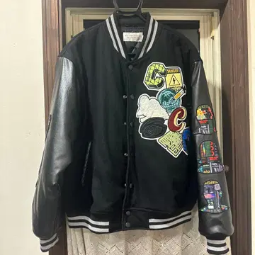 카멜 클러치 바시티 자켓 M 블랙