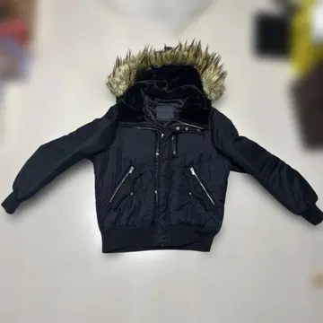 ZARA MAN 후드 부착 블랙 아우터 자켓