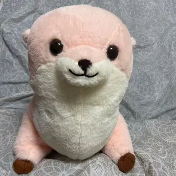 수달 봉제 인형 핑크