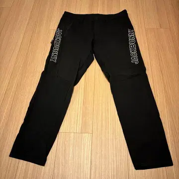 JACKBUNNY 블랙 팬츠 슬림 핏