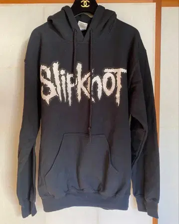 Slipknot 후드 부착 후드티 블랙