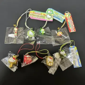 새상품 미사용 키티 스트랩 지역 한정 키링 행운의 물건