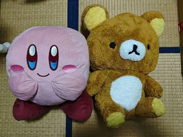 커비와 리락쿠마 봉제 인형 세트