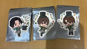 GIGO 한정판 Kiramune 오리지널 다이컷 스티커 3장 세트