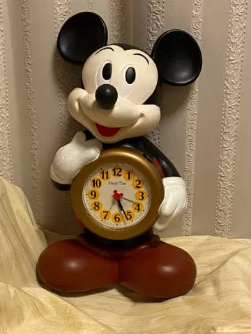 디즈니 미키 알람 시계 빈티지 (작동품)