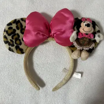 디즈니 머리띠 * 레오파드 무늬 * 미니 마우스